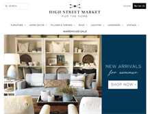 Tablet Screenshot of highstreetmarket.com